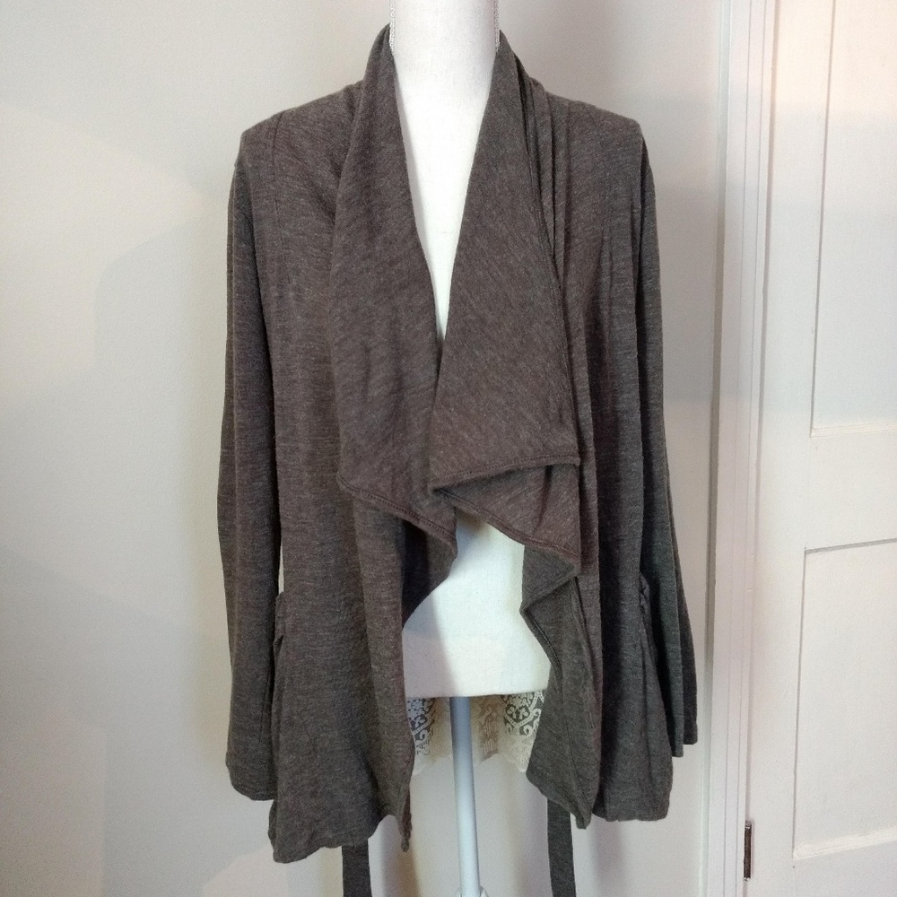 a'reve Lace back cardigan